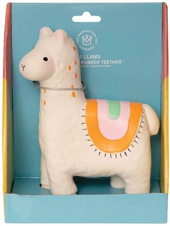 Owocowy gumowy gryzak dla dzieci Lama Lili 218120-Manhattan Toy, zabawki dla niemowląt