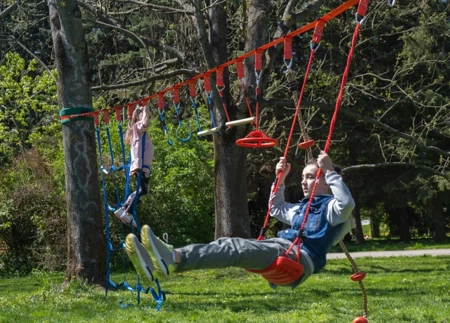 Przenośny park linowy kidwee