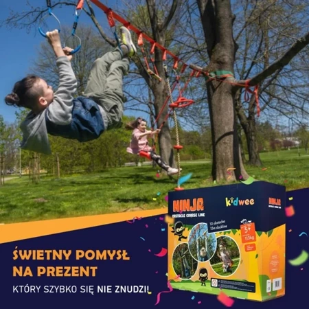 Przenośny park linowy kidwee