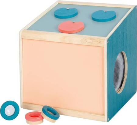 Pudełko zgadywanka pudełko wrażeń zmysłowych Sensory Small Foot 12466 gry dotykowe