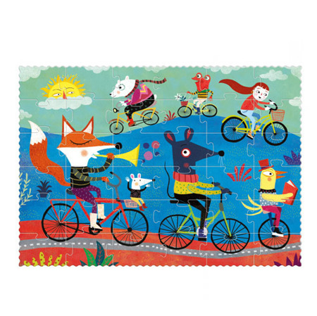 Puzzle dla dzieci, Na rowerach, Bicicletta | Londji®