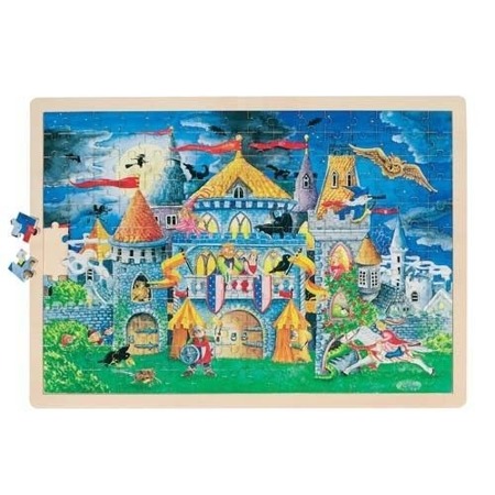 Puzzle, motyw Królewski zamek, 192 el., Goki 57949