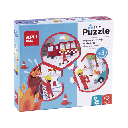 Puzzle trzyczęściowe Apli Kids - Zawody 3+