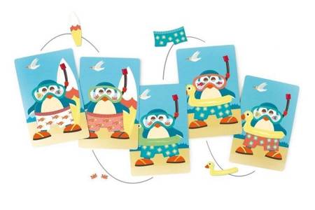Scratch, Gra logiczna -  Karty Znajdź Pingwina