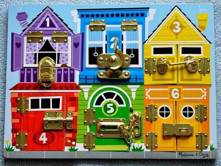 Tablica manipulacyjna z 6 zamkami Melissa & Doug