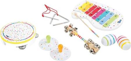 Zestaw instrumentów dla dzieci Nakrapiana szóstka Small Foot Design, zabawki muzyczne