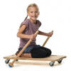 Drewniana deskorolka dla dzieci deska na kółkach Maxi Roller Board 44443 Erzi pojazdy dla dzieci