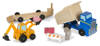 Drewniana wywrotka i ładowarka z elementami konstrukcyjnymi Classic Toy Melissa and Doug 12757-MD