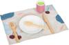 Drewniane naczynia dla dzieci Tasty z podkładkami 12245-Small Foot Design, akcesoria kuchenne dla dzieci