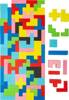 Klocki drewniane zestaw Tetris 114 elementów 11403-Small Foot, układanki dla dzieci