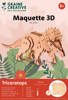 Puzzle 3D drewniane, Triceratops