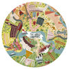 Puzzle okrągłe w tubie Apli Kids - Światowe Zabytki 5+