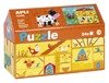 Puzzle w kartonowym domku Apli Kids - Na wsi 3+